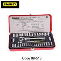 Bộ khẩu 37 chi tiết hệ mét và inch Stanley 89-518 ( 1/4 + 3/8”)